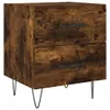 vidaXL Nachttische 2 Stk. Räuchereiche 40x35x47,5 cm Produktbild-Vorschau 5