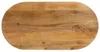 vidaXL Stolová deska 80x40x2,5 cm oválná z masivního dřeva Náhled obrázku produktu 7