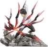 A statue of an anime character with red and black tendrils, standing on rocks. Anteprima dell’immagine prodotto