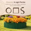 Floranica Bordura per Giardino in legno 30 x 200 cm Verde, Anteprima dell’immagine prodotto 4
