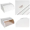Creative Home Porta-Pane Legno Bianco | 38x28,5x17,5cm Anteprima dell’immagine prodotto 2