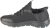 A side view of a black Skechers sneaker. Podgląd zdjęcia produktu