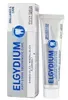A box of Elgydium toothpaste and a tube of Elgydium toothpaste are shown side-by-side against a white background. Náhled obrázku produktu