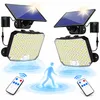 2 projecteurs solaires à 118 LED avec détecteur de Voir les images du produit 1