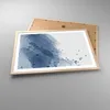 Gerahmtes Poster - Rahmen in heller Eiche - Blau Weiß Produktbild-Vorschau 3
