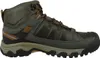 A side view of a green and gray KEEN hiking boot. Produktbild-Vorschau