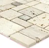 Naturstein Travertin Mosaikfliesen Lorenzo Beige Produktbild-Vorschau 1