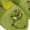 Grinch Zelené teplé uni papuče, nešmykľavé, slávnostné Náhľad obrázku produktu 10