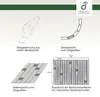 DE-COmmerce Bambus Badteppich LINES Nature 50x80cm – Bambus Produktbild-Vorschau 3