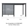 Diagram showing dimensions of a pergola accessory. Produktbild-Vorschau