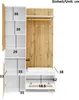 MODFU Garderoben-Set, Kleiderschrank-Set mit Spiegel, 5 Produktbild-Vorschau 6