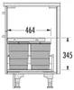 Système Hailo Allegro 2x18 et 2x8 L poubelles de cuisine Voir les images du produit 11