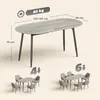 HOMCOM Esstisch Ausziehbar 120-160x80cm Esszimmertisch für Produktbild-Vorschau 3
