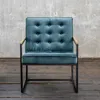 KAWOLA Sessel ARLY Polstersessel Bezug Velvet petrol Produktbild-Vorschau 4