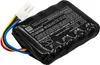 A black lithium-ion battery pack with colorful wires and a white connector is shown on a white background. Produktbild-Vorschau
