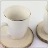 OTIX Kaffeebecher Tassen Set Weiß mit Gold 200ml Produktbild-Vorschau 5