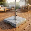 Supporto per ombrellone Relaxdays, 24 kg, quadrato, per Anteprima dell’immagine prodotto 3