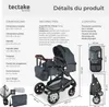 Poussette combinée MATS pliable avec harnais à 5 points - Voir les images du produit 6