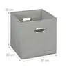 Relaxdays Aufbewahrungsbox 4er Set, faltbare Regalboxen, Produktbild-Vorschau 4