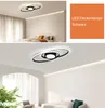ZMH Plafoniera LED nera dimmerabile con telecomando per Anteprima dell’immagine prodotto 8