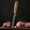 Wakoli Damast Ausbeinmesser I 16cm Klinge I Olivenholzgriff Produktbild-Vorschau 5