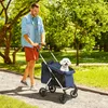 PawHut Hundewagen Hundebuggy klappbar für Hunde & Katzen Produktbild-Vorschau 2