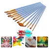 12 Stücke Feine Detail Pinsel Set Doppel Farbe Taklon Haar Produktbild-Vorschau 4