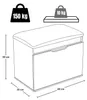 Schuhschrank mit Sitzfläche und Stauraum VIRA, 60 x 50 x 35 Produktbild-Vorschau 13