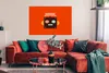 MuchoWow® Poster Roboter - Formen - Gesicht - Orange - Produktbild-Vorschau 2