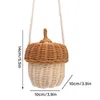 Panier en rotin fait main pour enfants en forme de gland - Voir les images du produit 7