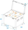 ROADINGER Flightcase 4x LED Theatre COB 100 Serie mit Produktbild-Vorschau 4
