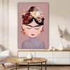 MuchoWow® - Leinwandbilder - Pastell - Frau - Blumen - Produktbild-Vorschau 6