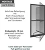 Insektenschutz Windhager EXPERT Pendeltür anthrazit 100x210 Produktbild-Vorschau 9