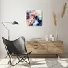Wanduhr - Quadrat - Glasuhr - Abstraktion modern - 40x40cm Produktbild-Vorschau 6