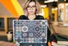 MuchoWow® Laptop Aufkleber Sticker Cover Blumen - Muster - Produktbild-Vorschau 5