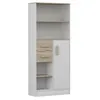 Regal Kinderregal Bücherregal 80cm Weiß/Weiß mit sonoma Produktbild-Vorschau 3