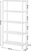Artenat Regál Tier, 130 cm, bílá Náhled obrázku produktu 7