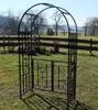 ALEOS. Eleganter XXL Rosenbogen Rankhilfe Pergola mit Tür Produktbild-Vorschau 2