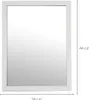 Badezimmerspiegel BASIC, rechteckig, 34 x 44 cm Produktbild-Vorschau 2