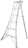 Niwaki Aluminium 3-Holm-Gartenleiter Silber 149x125x183 cm Produktbild-Vorschau 1