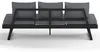 home24 Loungesofa - Aluminium / Polyester - Grau / Produktbild-Vorschau 6