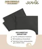 MANK Serviette in Schwarz aus Tissue 3-lagig, 33 x 33 cm, Produktbild-Vorschau 5