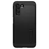 A black phone case with a camera cutout and a kickstand is shown against a white background. Náhľad obrázku produktu