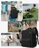 Rucksack, 34L Reiserucksack mit USB Anschluss, Produktbild-Vorschau 5