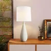 HOME DELUXE Duża lampa stołowa z materiałowym kloszem MELVA Podgląd zdjęcia produktu 4