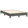 vidaXL Letto a molle con materasso grigio scuro 120x200 cm Anteprima dell’immagine prodotto 3