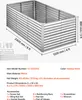 VEVOR Hochbeet Metall 2400x1200x860 mm, Rechteckiges Produktbild-Vorschau 7