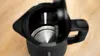 Close-up view of the inside of a black electric kettle. Podgląd zdjęcia produktu