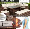 Poly-Rattan Eck Sitzgruppe ECO braun/beige Produktbild-Vorschau 5