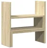 vidaXL Stolní organizér nastavitelný dub Sonoma 40x17x41 cm Náhled obrázku produktu 1